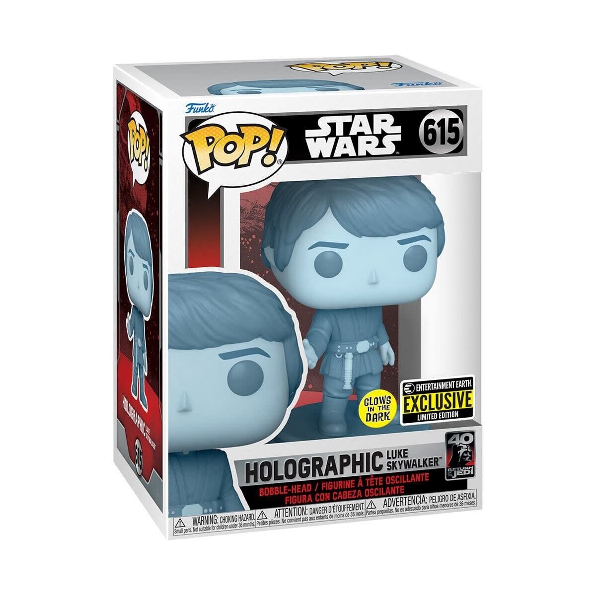 Star Wars - Holografic Luke Skywalker (GITD) (Entertainment Earth)