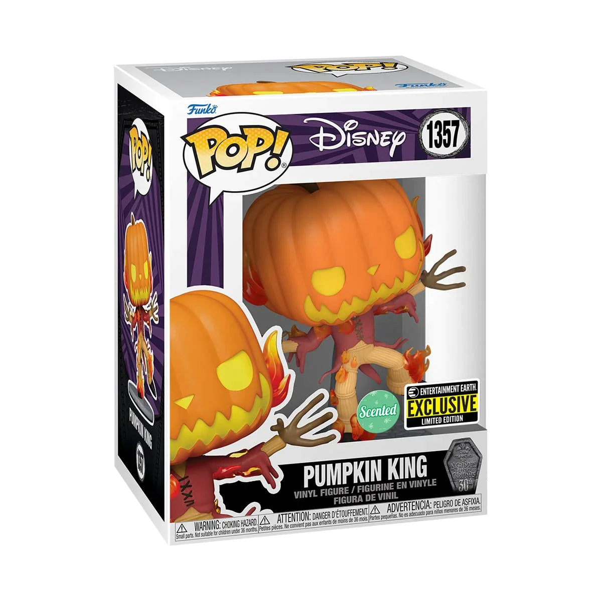 Nightmare Before Christmas (30th Anniversary) - Pumpkin King (Scented) (Entertainment Earth)