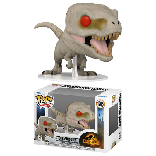 Jurassic World Dominion - Atrociraptor (Ghost) (caja con detalles/daño)