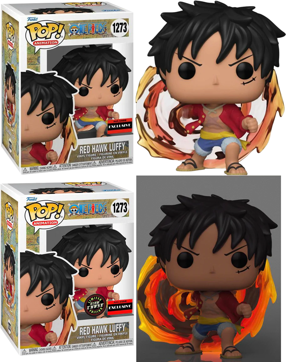 One Piece - Red Hawk Luffy w/Chase (AAA Anime)